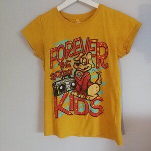 Forever The Sickest Kids pop punk band shirt dog boombox skinny fit womens tee